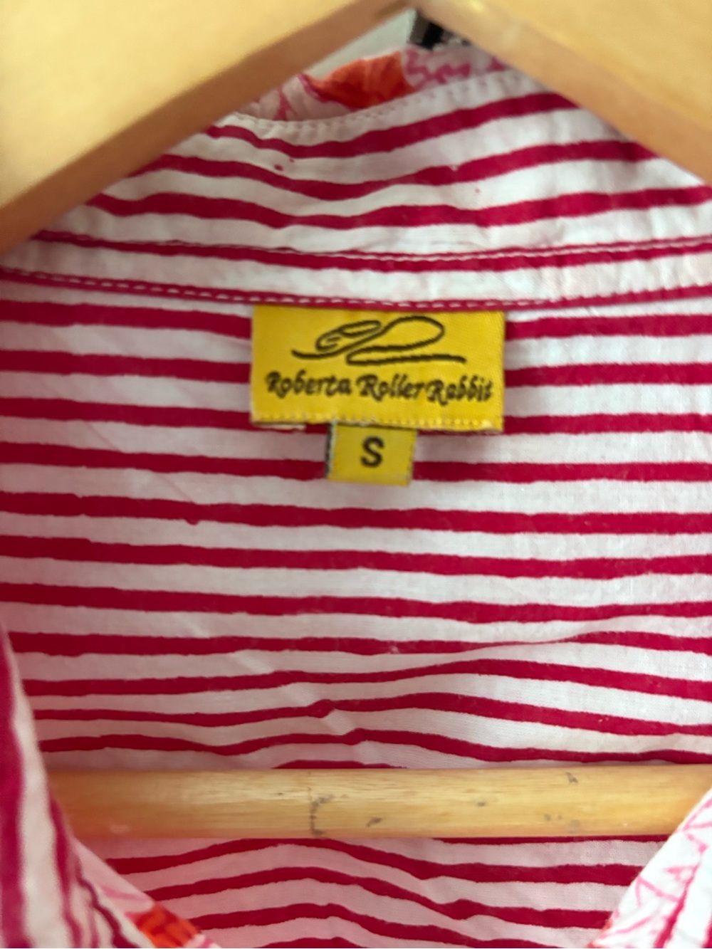 Roller Rabbit Block Print Button Down Shirt - Picture 4 of 8
